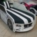 Детская Кровать машина БМВ ПРЕМИУМ BMW Premium (с матрасом мягким спойлером и подушкой)