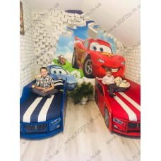 Дитяче Ліжко машина БМВ Преміум BMW Premium (з матрасом, м'яким спойлером і подушкою) Дитяче Ліжко машина БМВ Преміум BMW Premium (з матрасом, м'яким спойлером і подушкою)