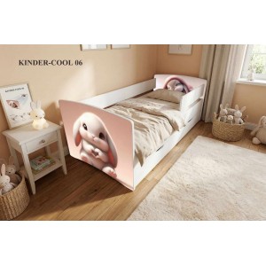 Дитяче ліжко KINDER-COOL 06 «Милий зайчик» з шухлядою Дитяче ліжко KINDER-COOL 06 «Милий зайчик» з шухлядою
