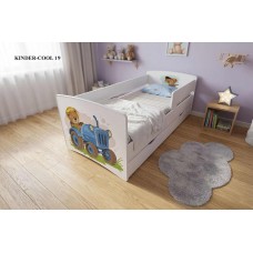 Дитяче ліжко KINDER-COOL 19 «Ведмедик на тракторі» Дитяче ліжко KINDER-COOL 19 «Ведмедик на тракторі»