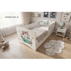 Дитяче ліжко KINDER-COOL 20 «Ведмедик-пілот» з літаком Дитяче ліжко KINDER-COOL 20 «Ведмедик-пілот» з літаком