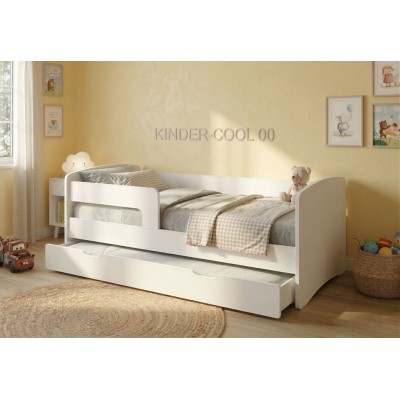 Дитяче ліжко Kinder Cool з бортиком і ящиком