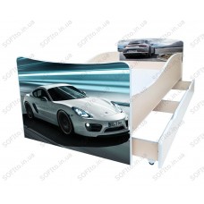 Детская кровать машина Porsche Carrera