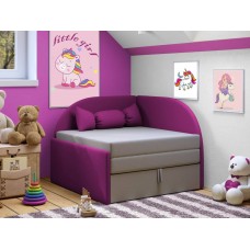 Малютка - крісло ліжко дитяче розкладне фіолетове Малютка - крісло ліжко дитяче розкладне фіолетове