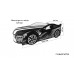 Детская Кровать машина БМВ VIP СПЕЙС 3 (BMW SPACE 3) (с матрасом мягким спойлером и подушкой)